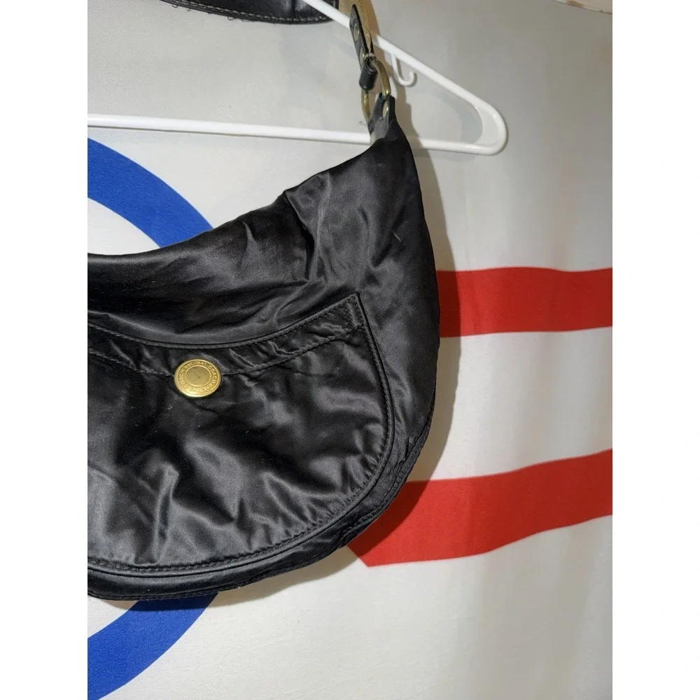 Coach Hamptons Hobo Shoulder Bag Purse Black Half Moon Vintage Y2K Soho